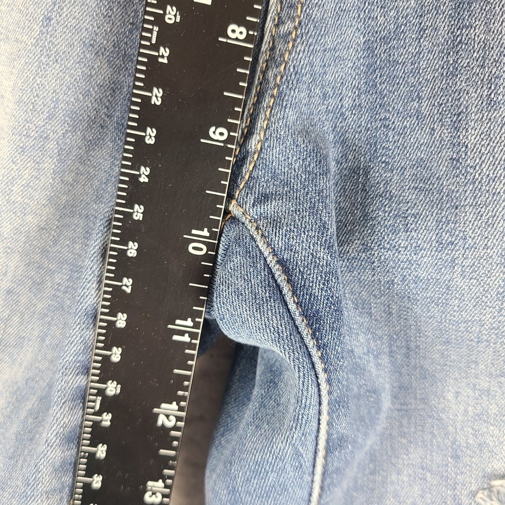 Judy Blue Jeans‎ Womens 7/28 Blue Boyfriend Fit Distress Light Wash Denim - Picture 6 of 13
